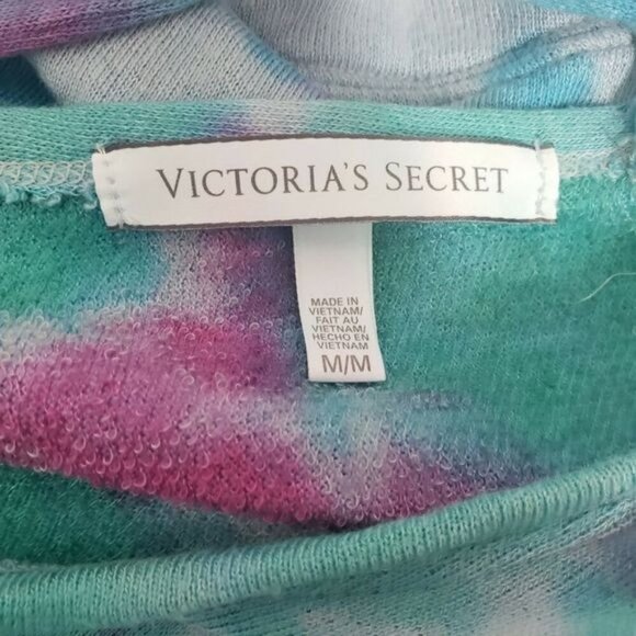 Victoria's Secret Sweatshirt Custom Tie Dye Back Cut Out Women's Size M - Picture 3 of 6